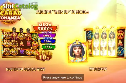 Скрин2. Scarab Bonanza слот
