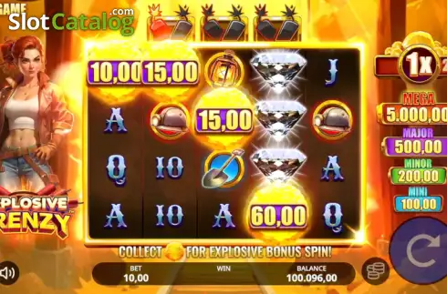 Скрин4. Explosive Frenzy слот