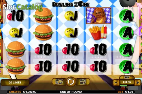 Скрин2. Bowling Zone слот