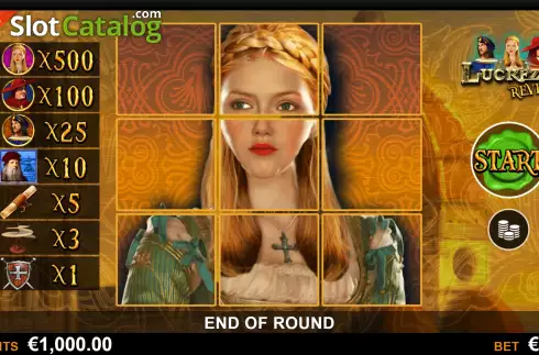 Скрин2. Lucrezia Reveal слот