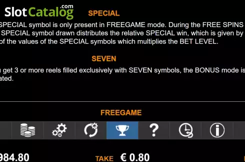 Скрин7. Special Seven слот
