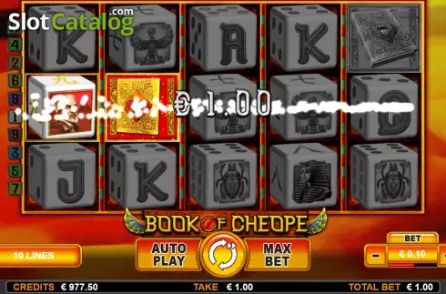 Скрин3. Book of Cheope Dice слот
