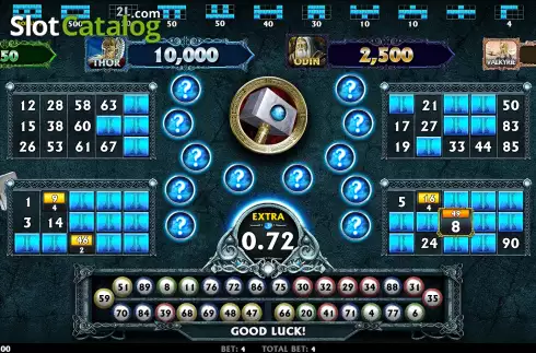 Скрин3. Thunderstruck II Video Bingo слот