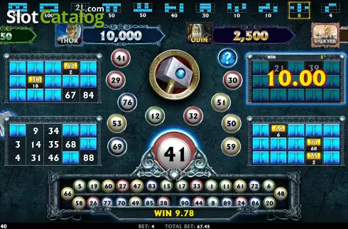 Скрин7. Thunderstruck II Video Bingo слот