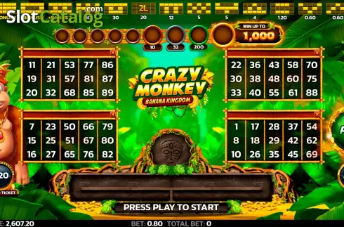 Скрин2. Crazy Monkey Banana Kingdom слот