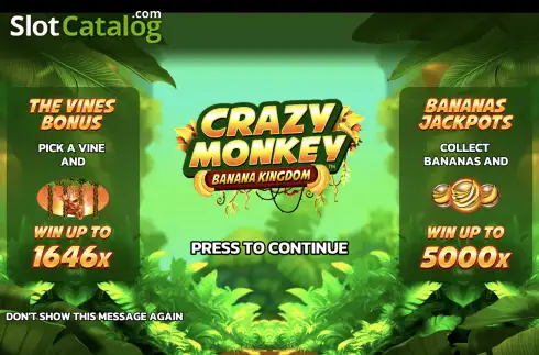 Скрин2. Crazy Monkey Banana Kingdom слот