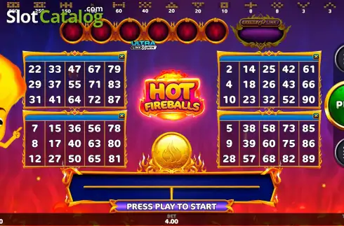 Скрин3. Hot Fireballs Link&Win слот