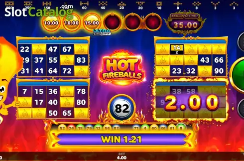 Скрин4. Hot Fireballs Link&Win слот