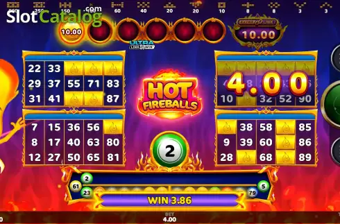 Скрин7. Hot Fireballs Link&Win слот