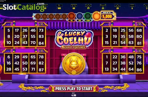 Скрин2. Lucky Coelho Jackpot Fortunes слот