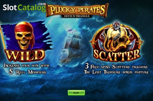Скрин2. Plucky Pirates Devil's Triangle слот