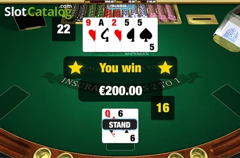 Скрин4. BlackJack (Nektan) слот