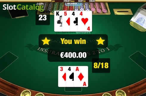 Скрин5. BlackJack (Nektan) слот