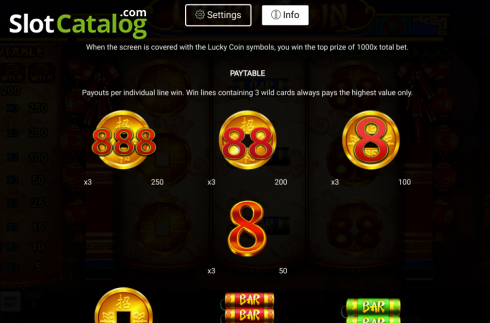 Скрин7. Lucky Coin (Nektan) слот