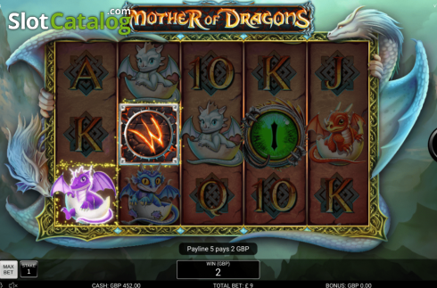 Скрин4. Mother of Dragons (Nektan) слот