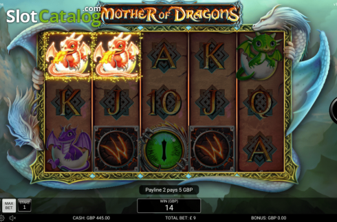 Скрин5. Mother of Dragons (Nektan) слот