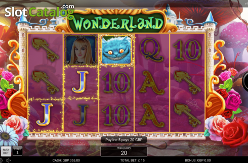 Скрин3. Wonderland (Nektan) слот