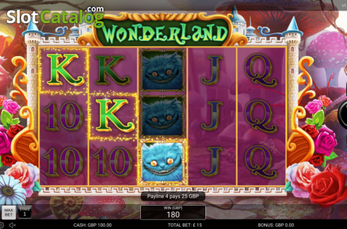 Скрин5. Wonderland (Nektan) слот