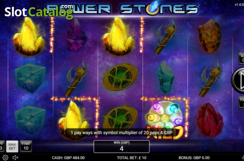 Скрин3. Power Stones слот