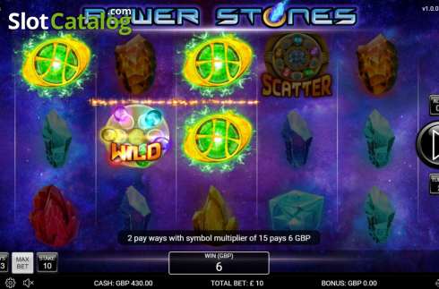 Скрин4. Power Stones слот