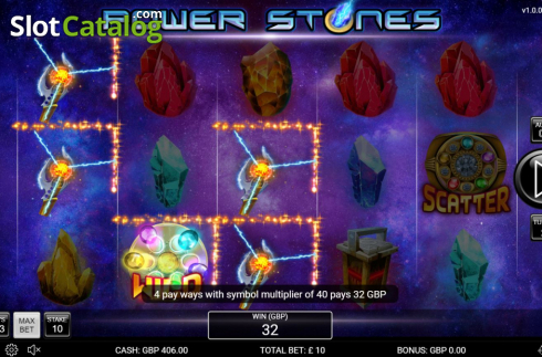 Скрин6. Power Stones слот