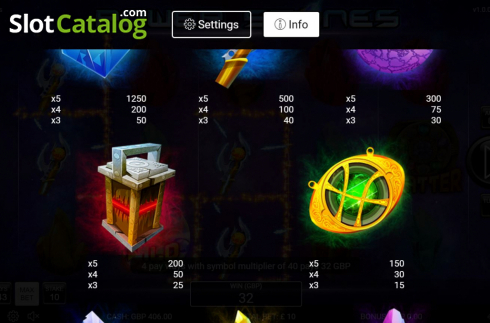 Скрин9. Power Stones слот