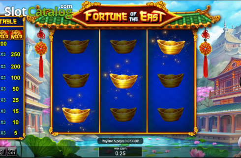 Скрин3. Fortune of the East слот