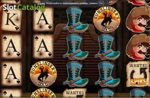 Скрин2. Gunslingers' Gold слот