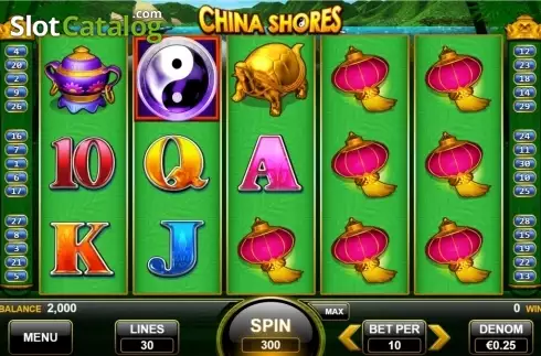 Скрин2. China Shores слот