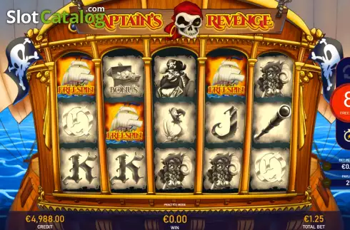 Скрин5. Captain's Revenge слот