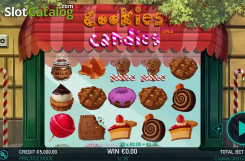 Скрин2. Cookies and candies слот