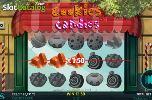 Скрин3. Cookies and candies слот