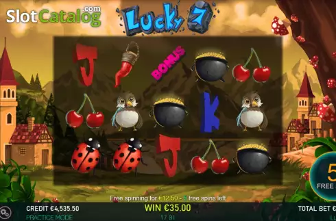 Скрин6. Lucky 7 (Nemesis Game Studio) слот