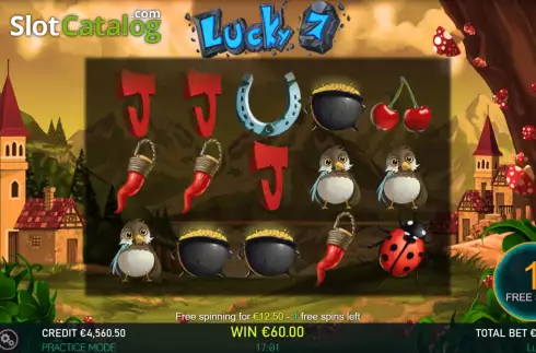 Скрин7. Lucky 7 (Nemesis Game Studio) слот