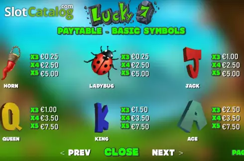 Скрин9. Lucky 7 (Nemesis Game Studio) слот