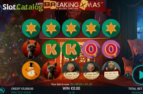 Скрин2. Breaking Xmas слот
