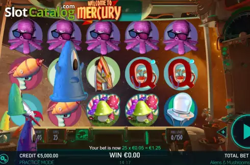 Скрин2. Aliens and Mushrooms слот