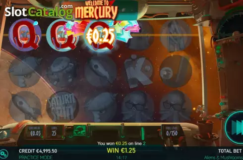 Скрин4. Aliens and Mushrooms слот