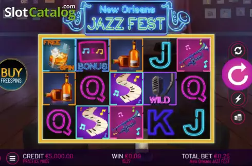Скрин2. New Orleans Jazz Fest слот
