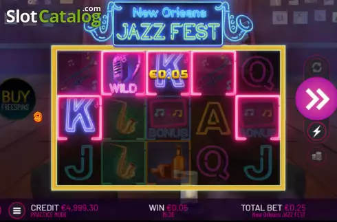 Скрин3. New Orleans Jazz Fest слот