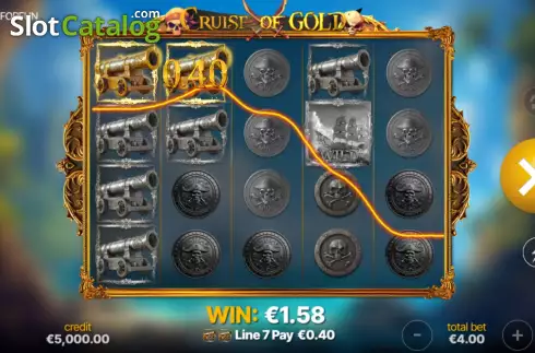 Скрин3. Cruise of Gold слот