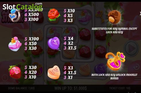 Скрин6. Love Struck (NeoGames) слот