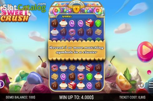 Скрин2. Sweet Crush (NeoGames) слот