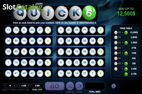 Скрин3. Quick 6 слот