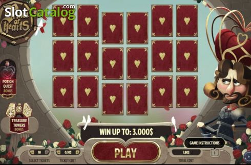 Скрин2. Prince of Hearts слот