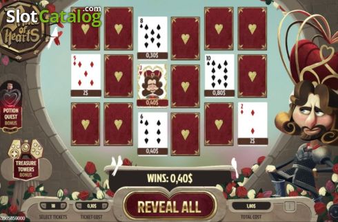 Скрин3. Prince of Hearts слот