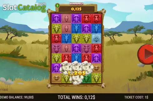 Скрин3. Savanna Adventures слот