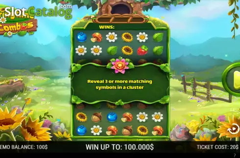 Скрин2. Springtime Combos слот