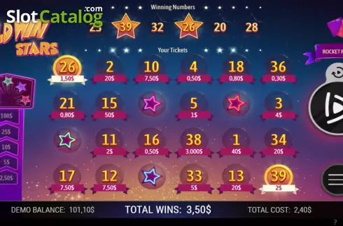 Скрин3. Wild Win Stars слот