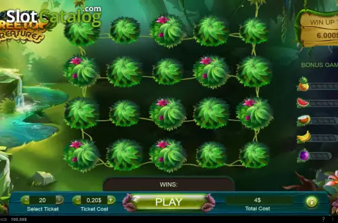 Скрин2. Treetop Treasures слот